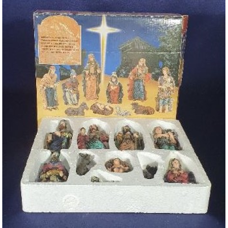 Kerststalfiguren, 10-delig in doos